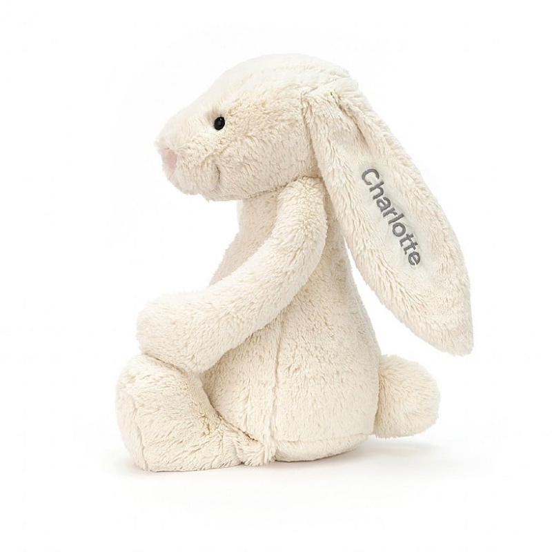 Jellycat Personalised Bashful Cream Lapin HUGE - H51 X W21 CM | 03145SRNU