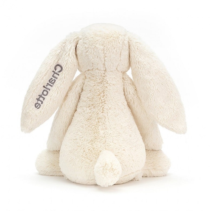 Jellycat Personalised Bashful Cream Lapin HUGE - H51 X W21 CM | 03145SRNU