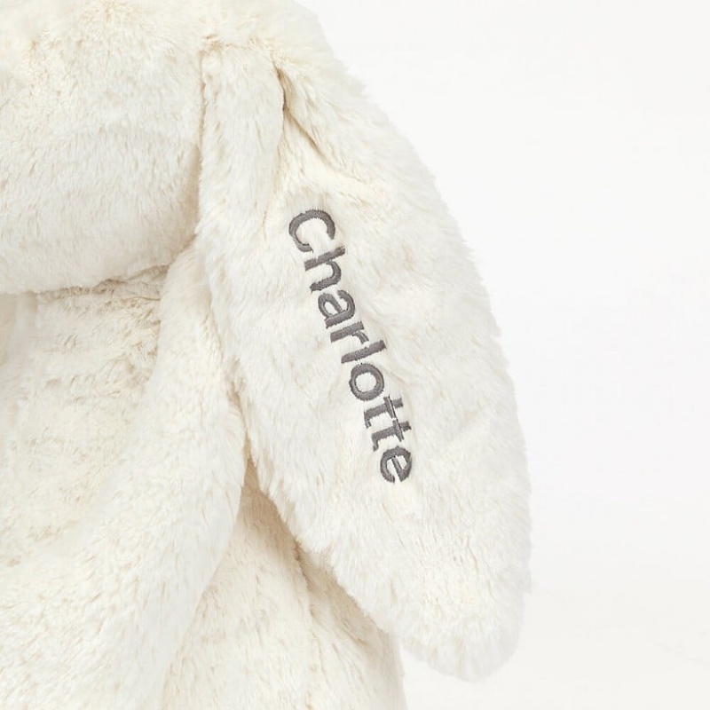 Jellycat Personalised Bashful Cream Lapin HUGE - H51 X W21 CM | 03145SRNU