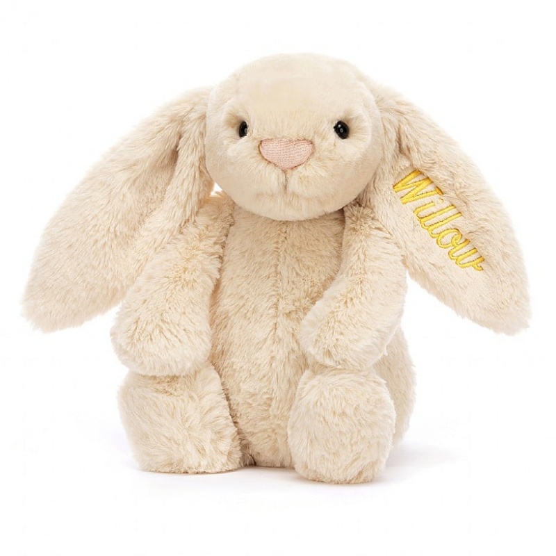 Jellycat Personalised Bashful Luxe Lapin Willow Medium MEDIUM - H31 X W12 CM | 65803EYIV