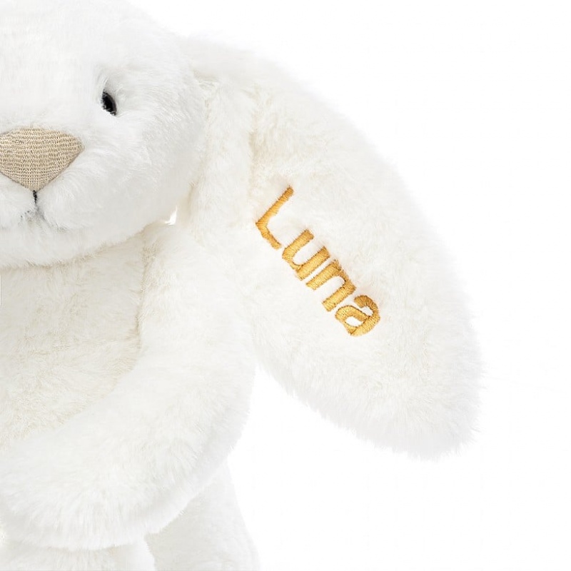 Jellycat Personalised Bashful Luxe Lapin Luna Medium MEDIUM - H31 X W12 CM | 30947NYFC