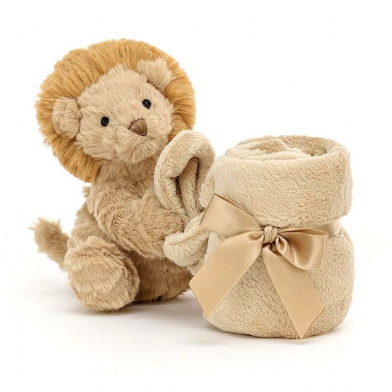 Jellycat Personalised Fuddlewuddle Lion Doudou ONE SIZE - H34 X W34 CM | 17025ORAJ