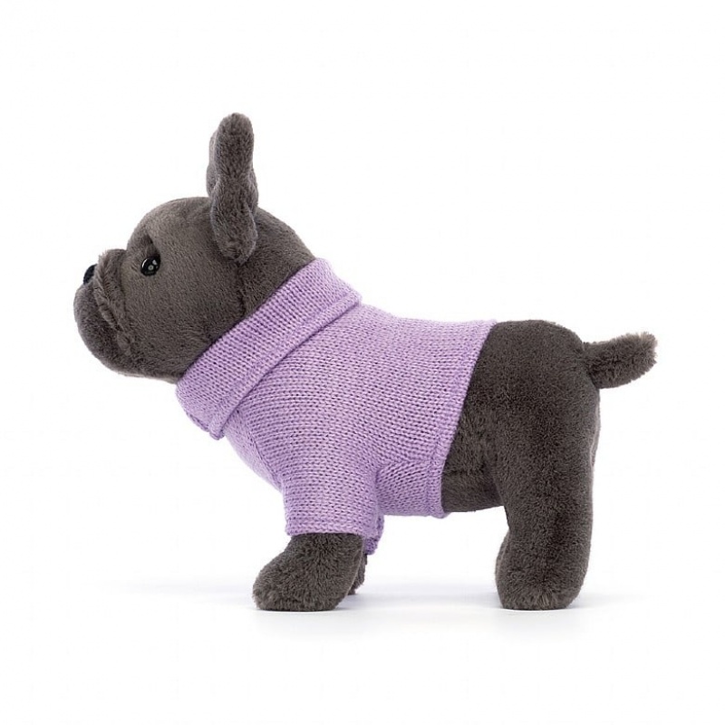 Jellycat Pull French Bulldog Purple ONE SIZE - H17 X W19 CM | 26517RZBF