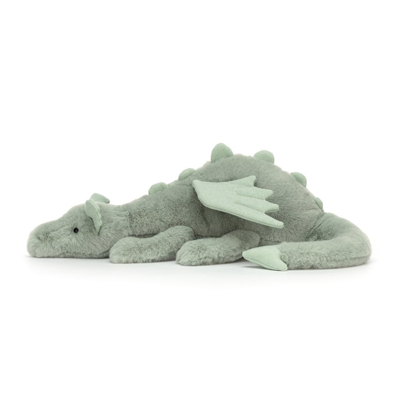 Jellycat Sage Dragon HUGE - H19 X W66 CM | 83406AWXD