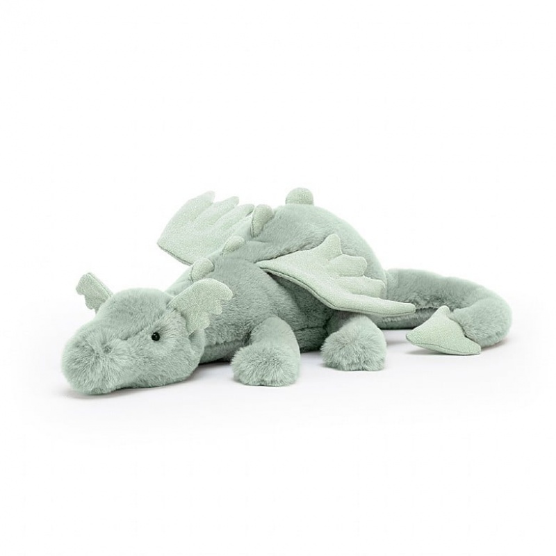 Jellycat Sage Dragon HUGE - H19 X W66 CM | 83406AWXD