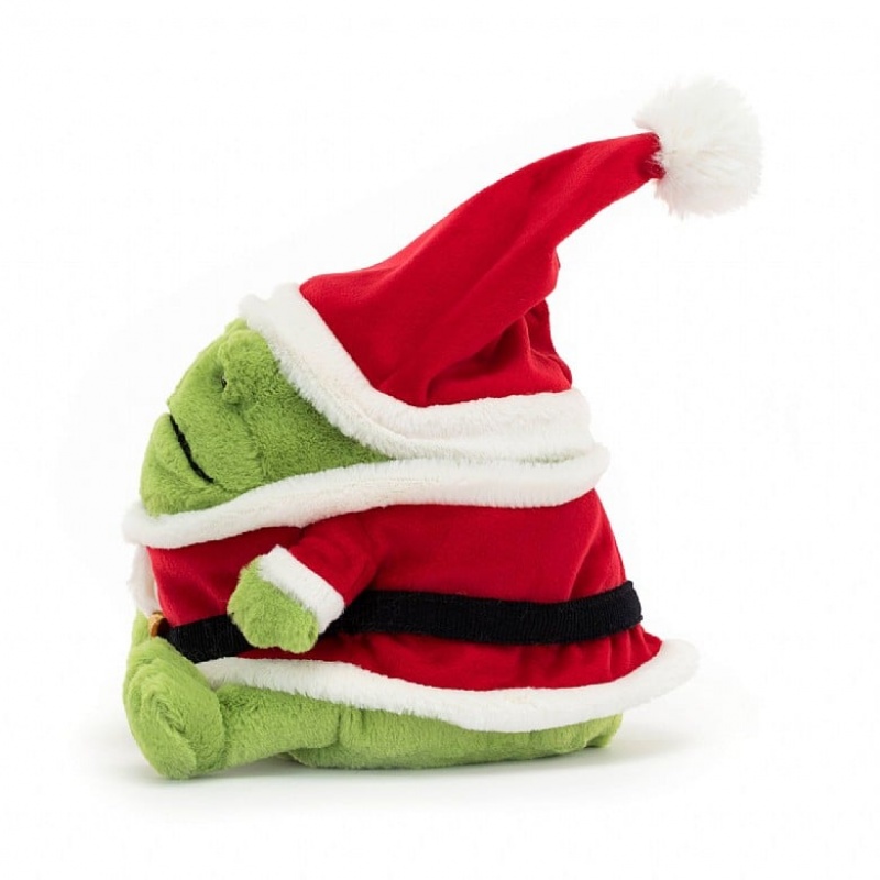 Jellycat Santa Ricky Rain Grenouille ONE SIZE - H16 X W12 CM | 25749PZVY