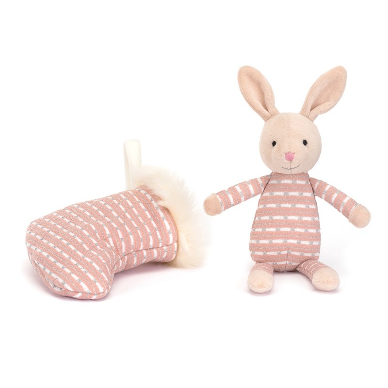 Jellycat Shimmer Stocking Lapin ONE SIZE - H20 X W9 CM | 28561ISHO