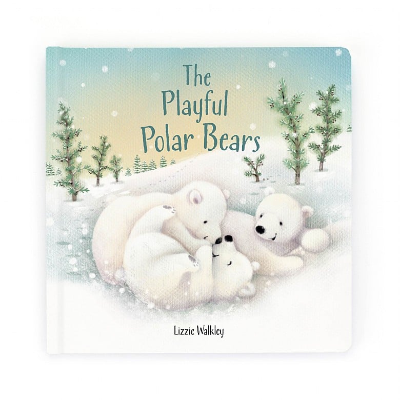 Jellycat The Playful Polar Bears Livre ONE SIZE - H21 X W21 CM | 16280FWTB