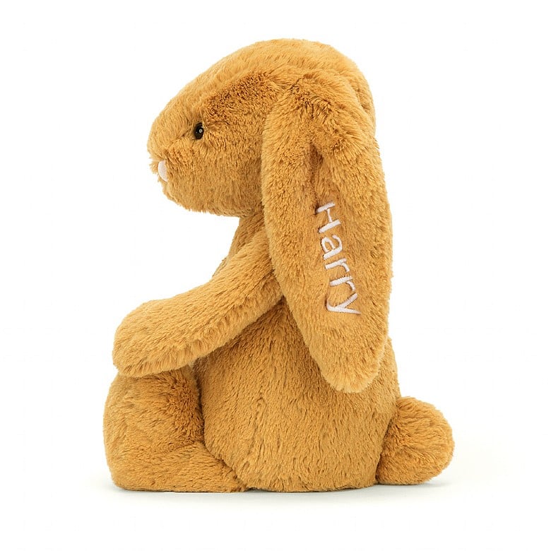 Jellycat Personalised Bashful Golden Lapin Medium MEDIUM - H31 X W12 CM | 70583SXET